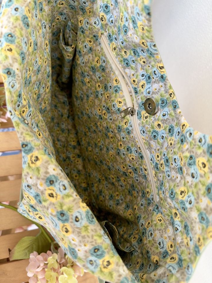 Su Yeşili Homeopati Temalı Omuz Çantası