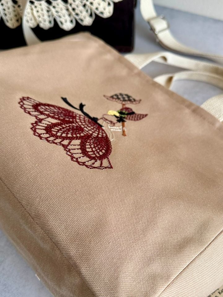 Krem Vintage Layd Omuz Çantası