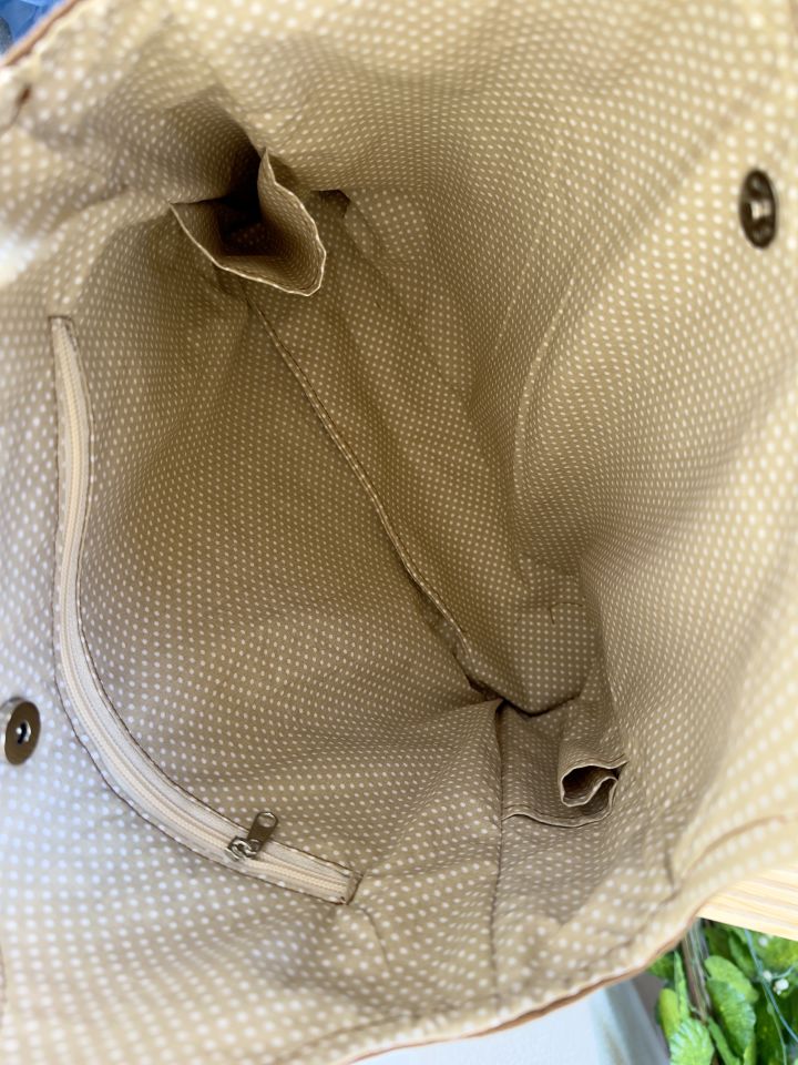 Kahverengi Notalı - Kedili Omuz Çantası