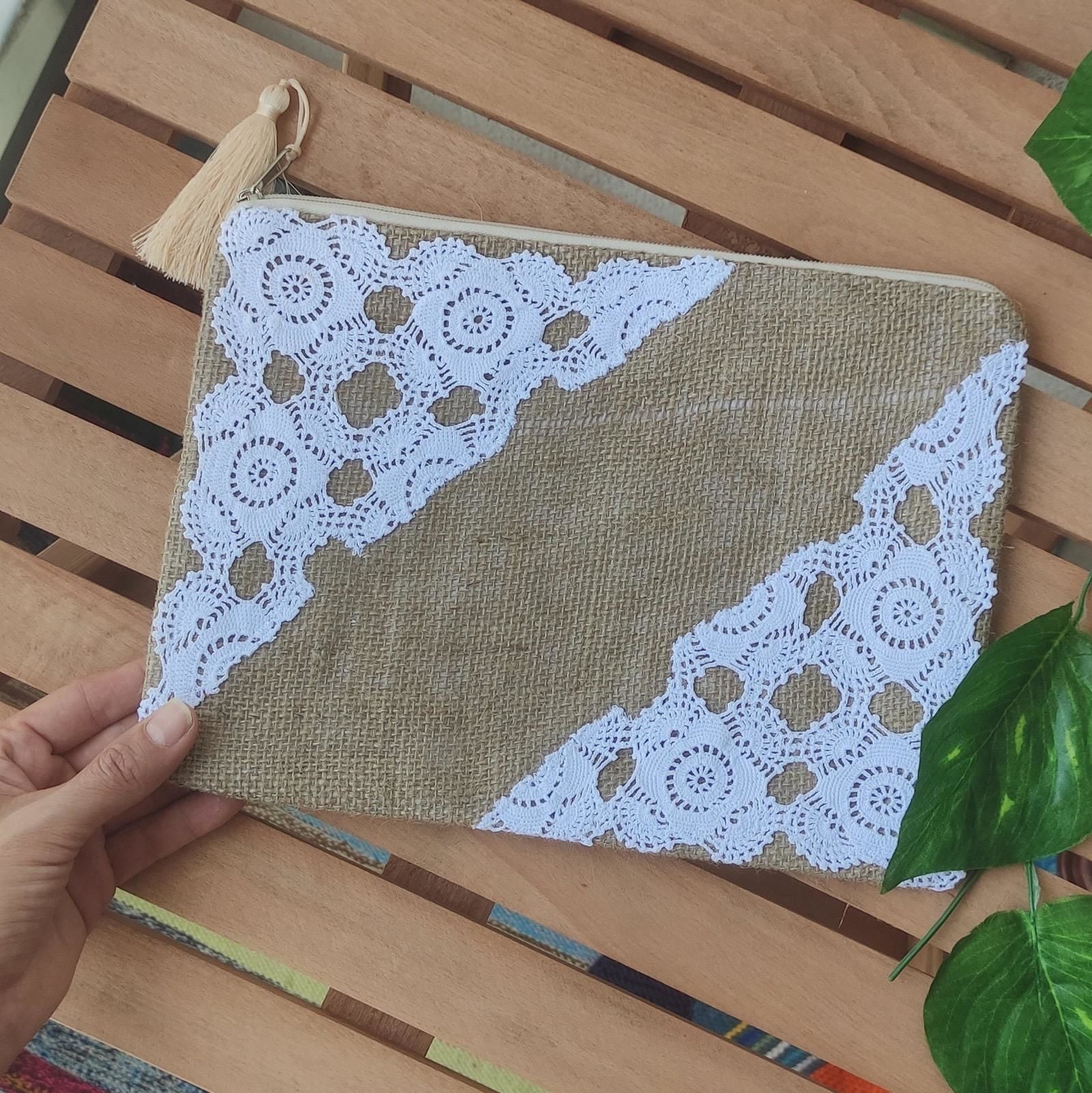 Jüt Portföt Çanta